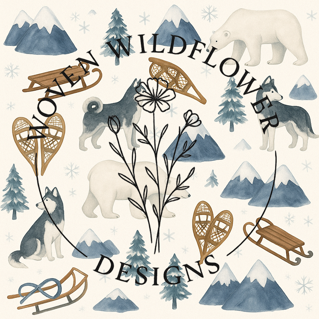 Arctic Adventure- Seamless Digital Design