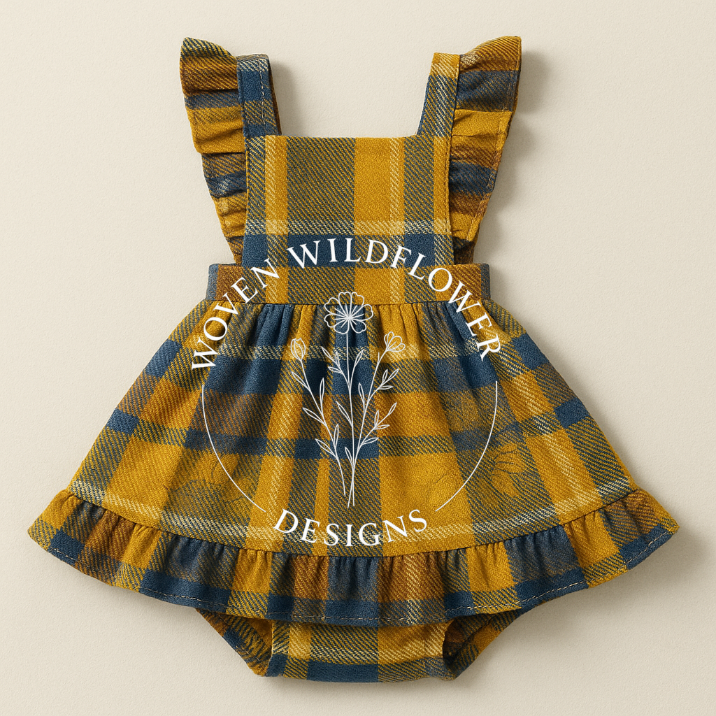 Sunflower Flannel Plaid – Seamless Digital Design