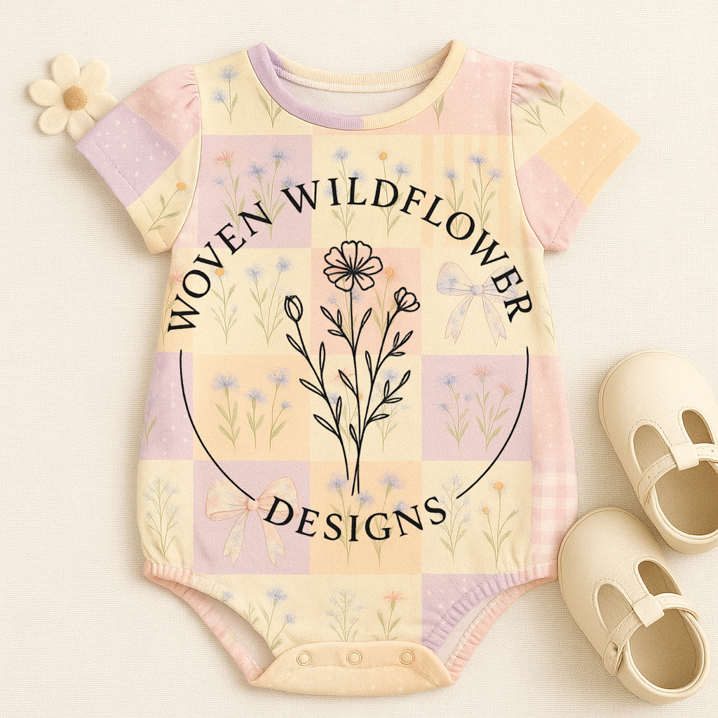 Wildflower Bows Patch-Seamless Digital Design