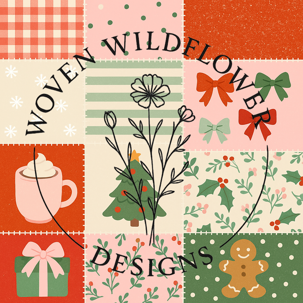 Christmas Patchwork Magic – Seamless Digital Design