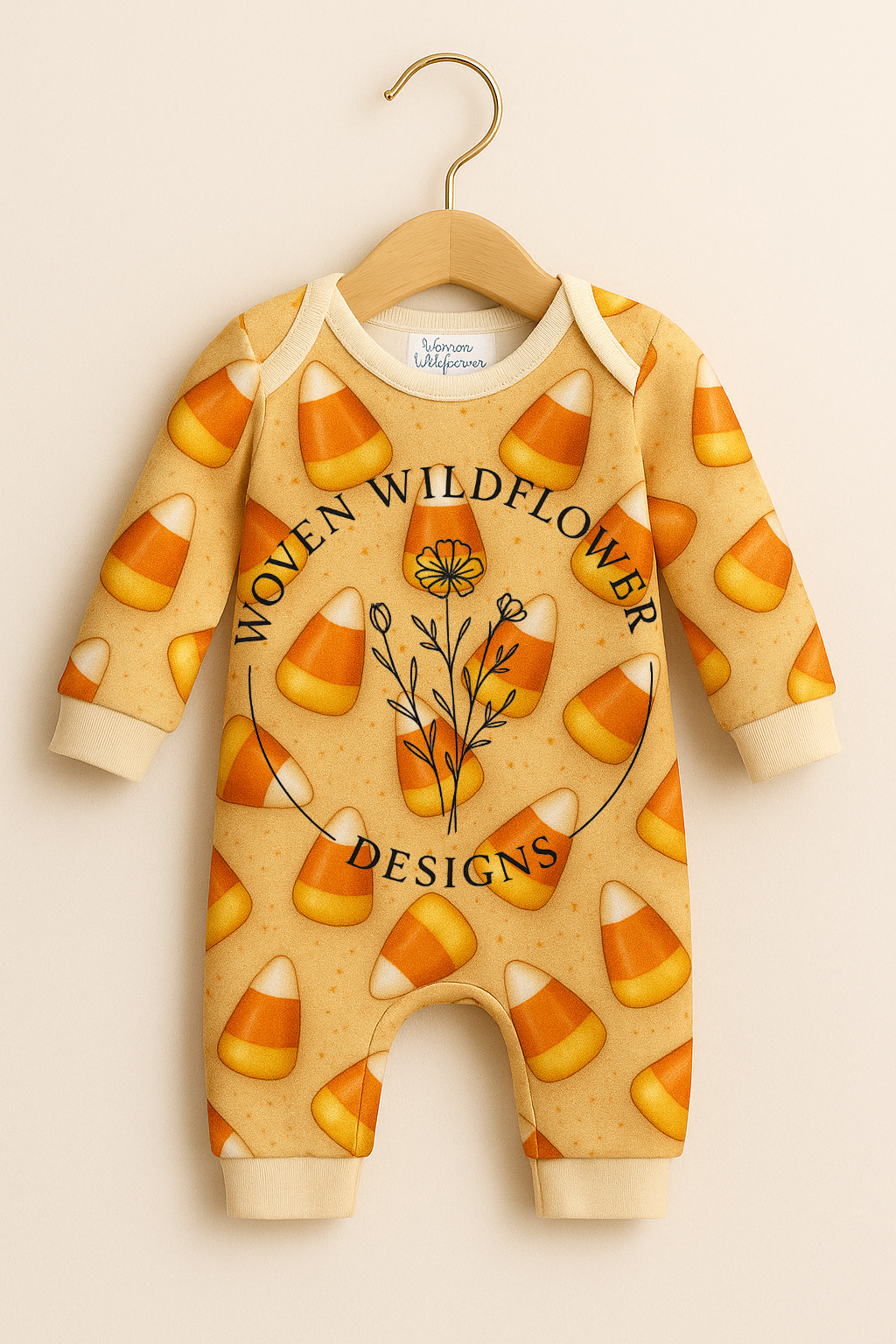 Candy Corn Toss- Seamless Digital Design
