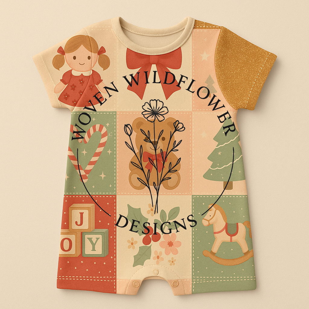 Christmas Dolly Patch – Seamless Digital Design