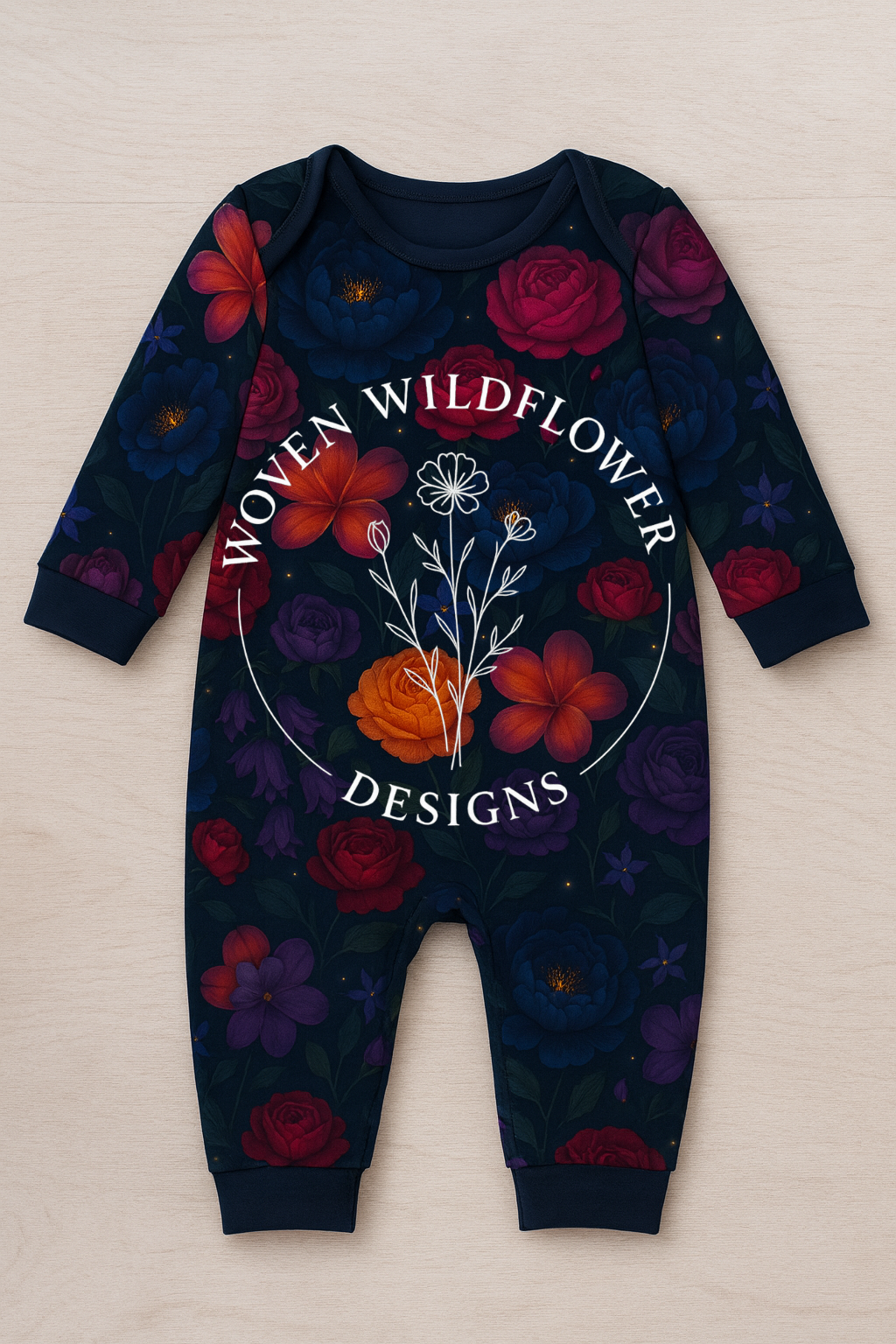 Enchanted Night Garden- Seamless Digital Design
