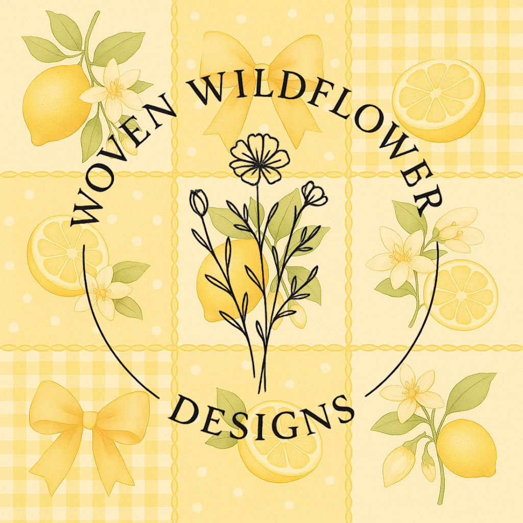 Sunshine Lemon Grove Patchwork – Seamless Digital Design