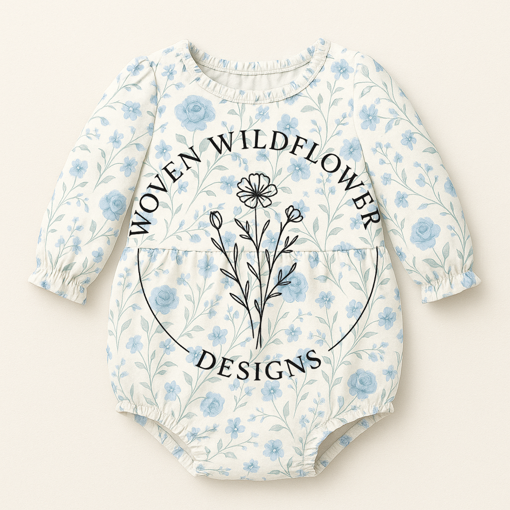 Bluebell Garden Dance- Seamless Digital Design