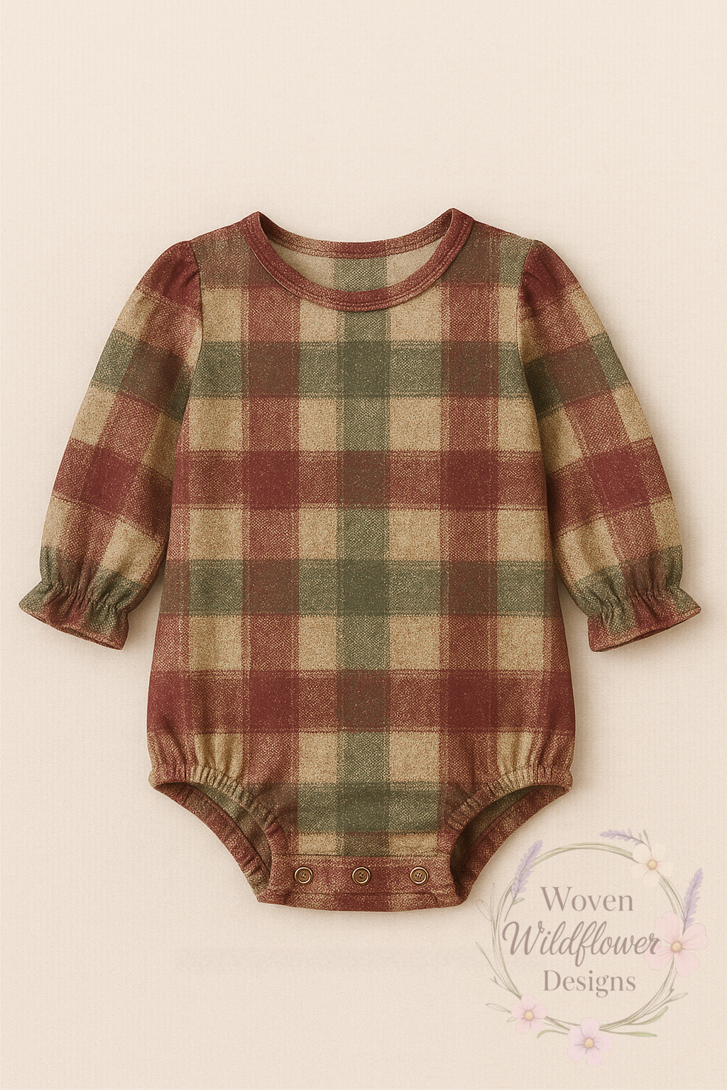 Vintage Candy Cane Plaid – Seamless Digital Design