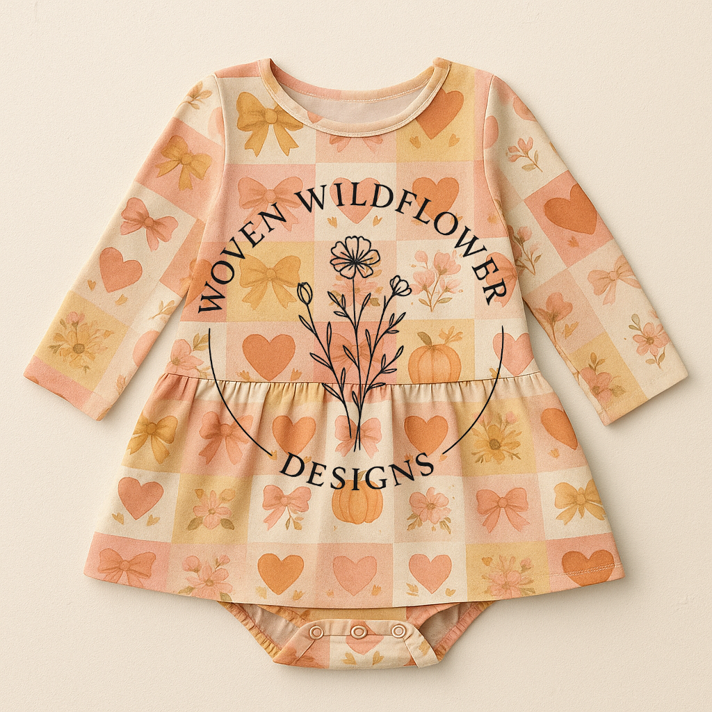 Coquette Fall Patchwork- Seamless Digital Design