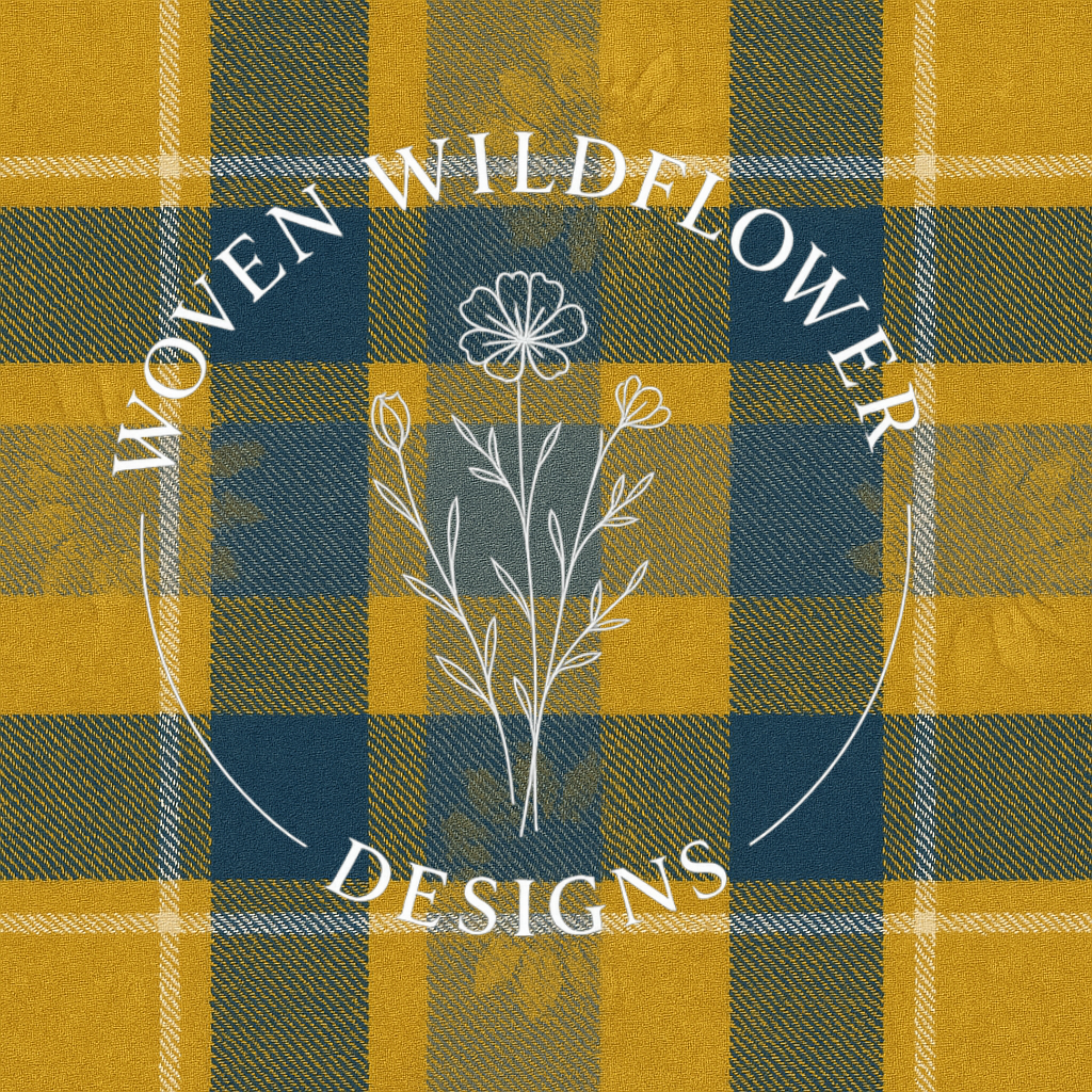 Sunflower Flannel Plaid – Seamless Digital Design