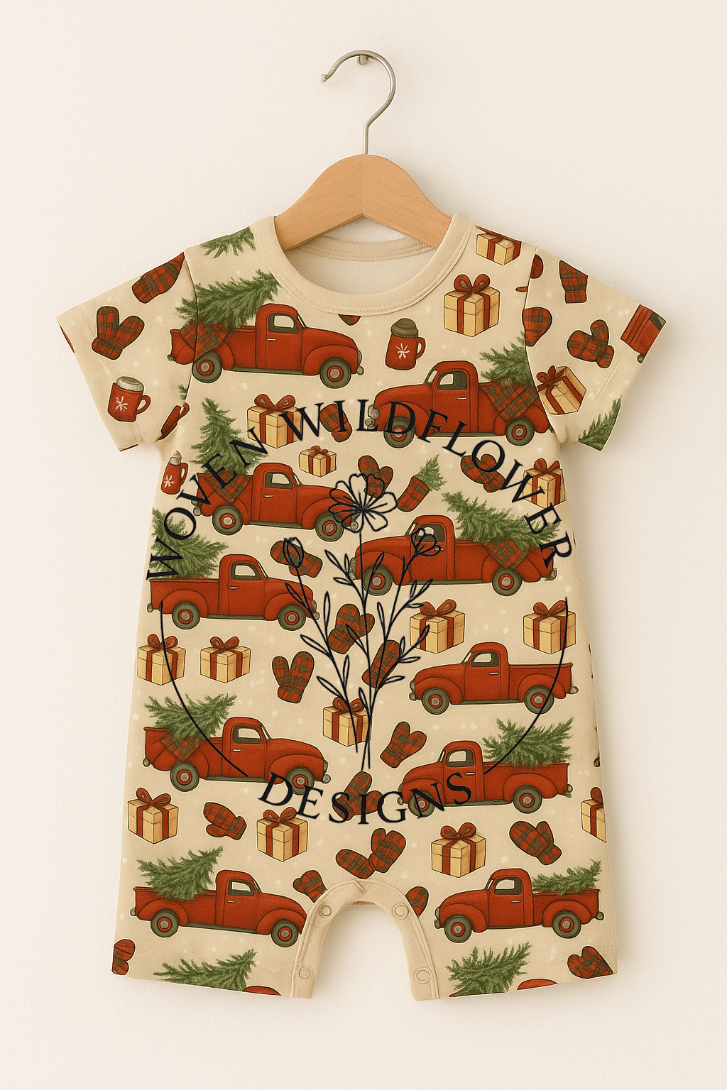 Tartan Tree Haul – Christmas Seamless Digital Design