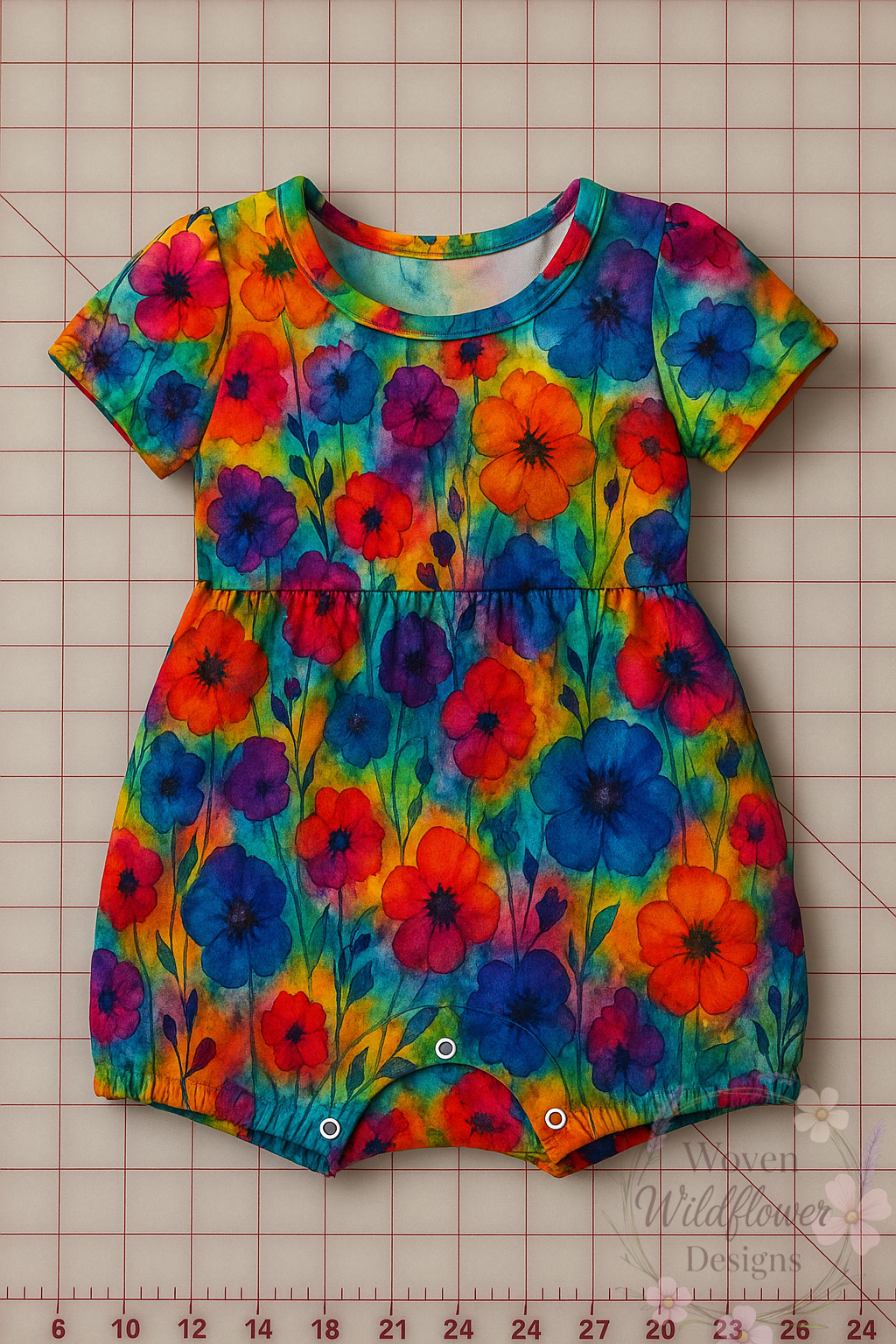 Watercolor Wildflower – Seamless Digital Design