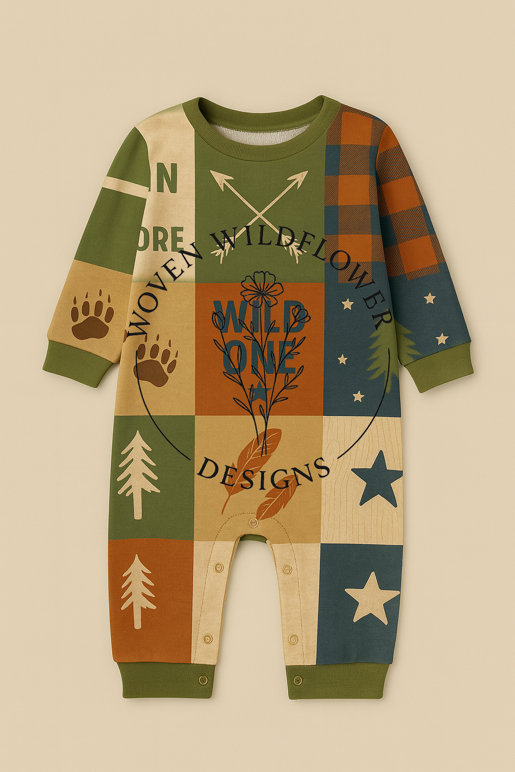 Wild One Patchwork- Seamless Digital Design