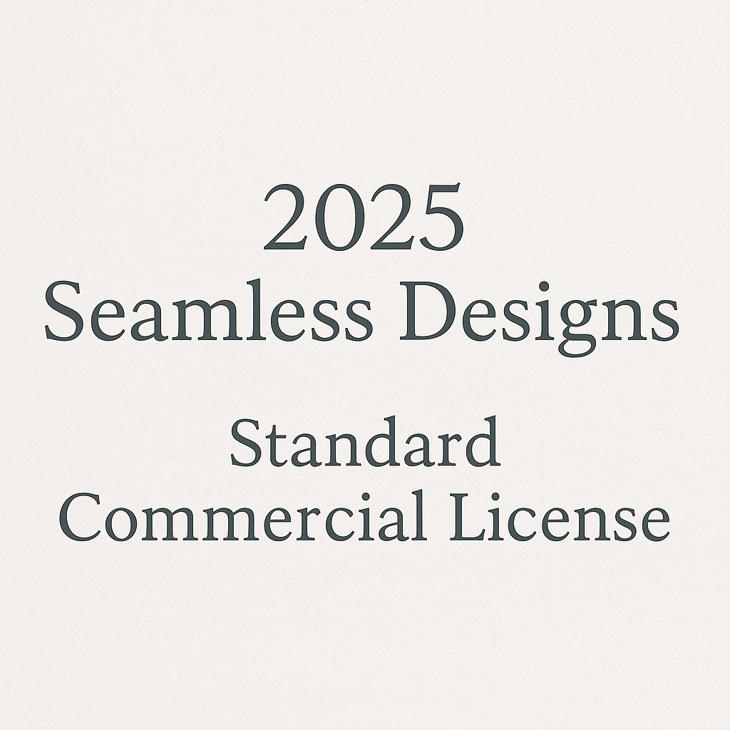 Woven Wildflower Designs – 2025 Seamless Digital Files with Standard Commercial License