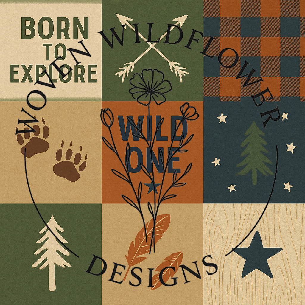 Wild One Patchwork- Seamless Digital Design