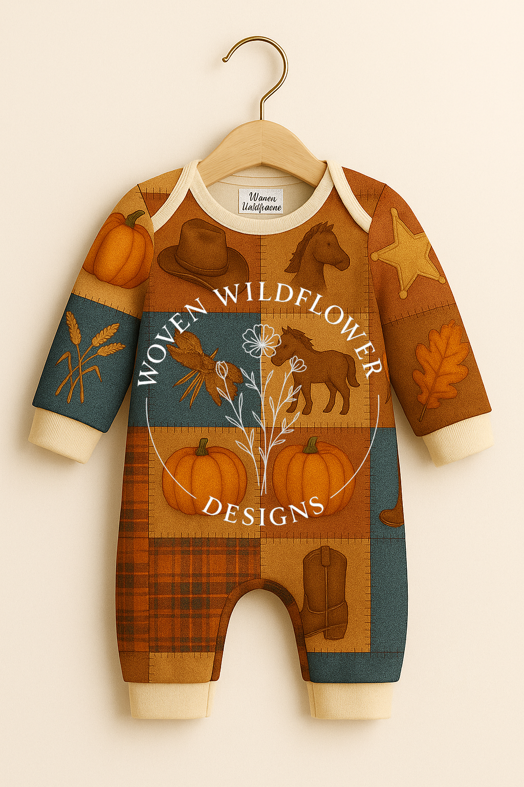 Fall On The Ranch- Seamless Digital Design
