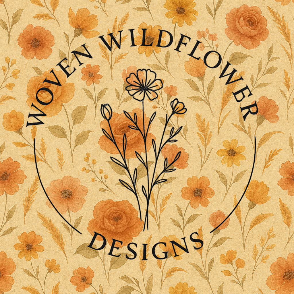 Sunset Meadow Blooms- Seamless Digital Design