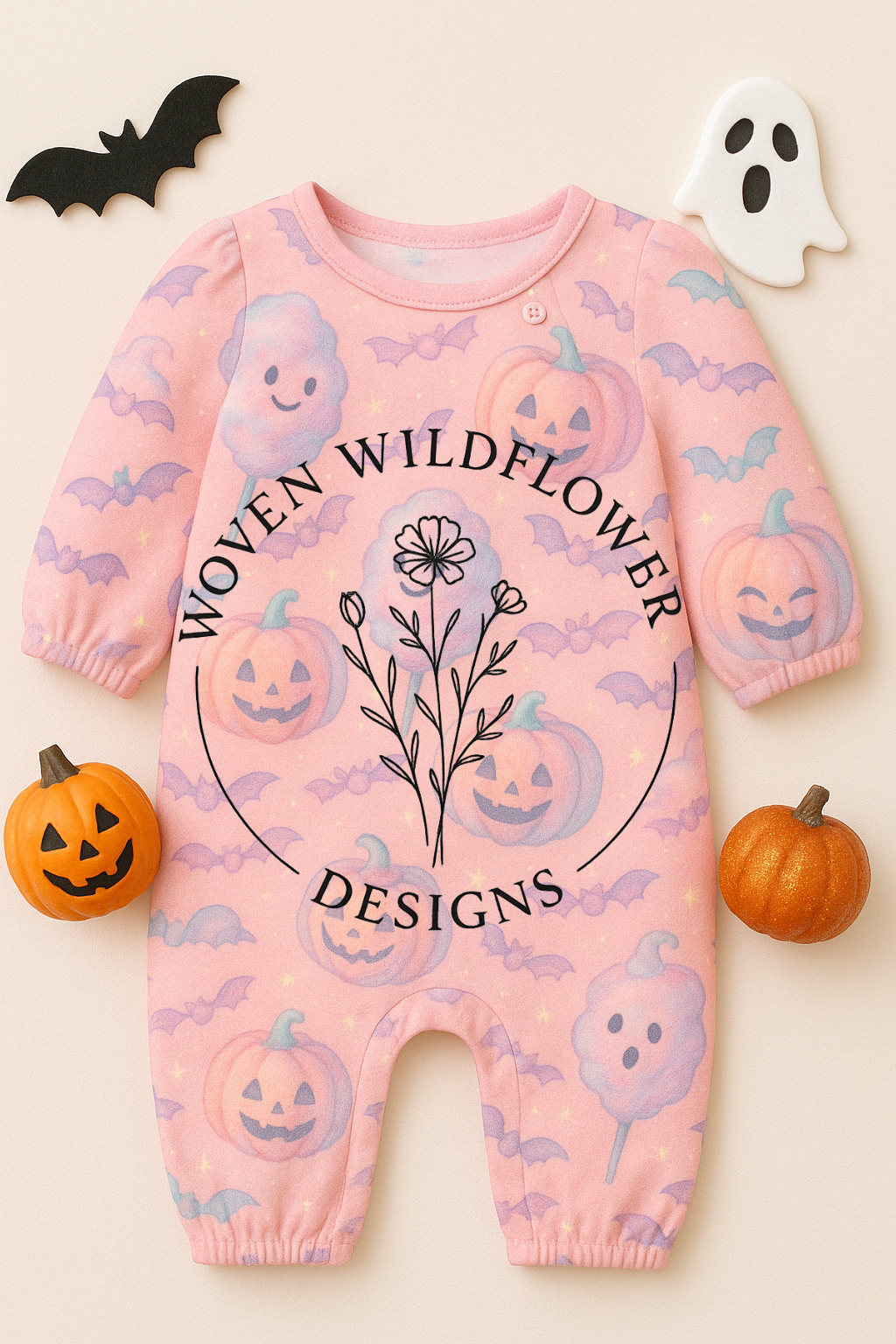 Cotton Candy Creeps – Seamless Digital Design