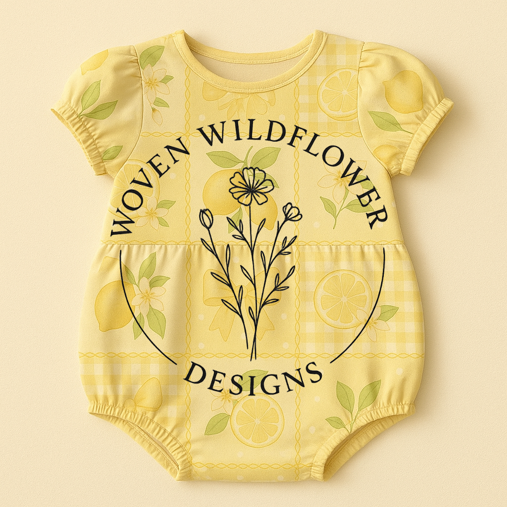 Sunshine Lemon Grove Patchwork – Seamless Digital Design