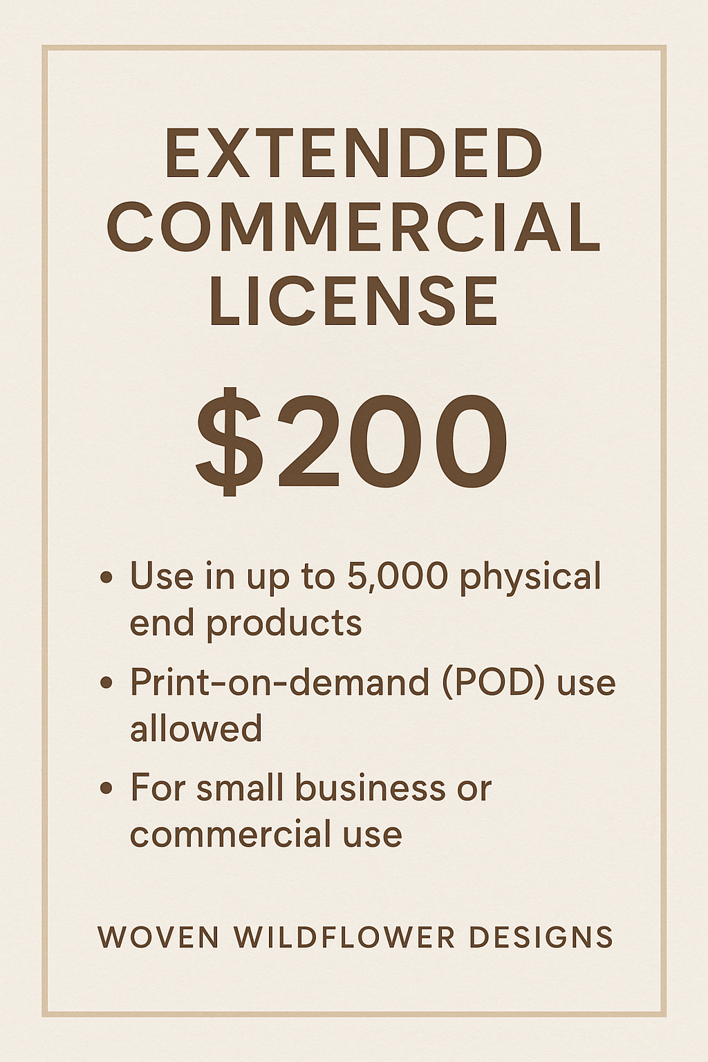 Standard Commercial License