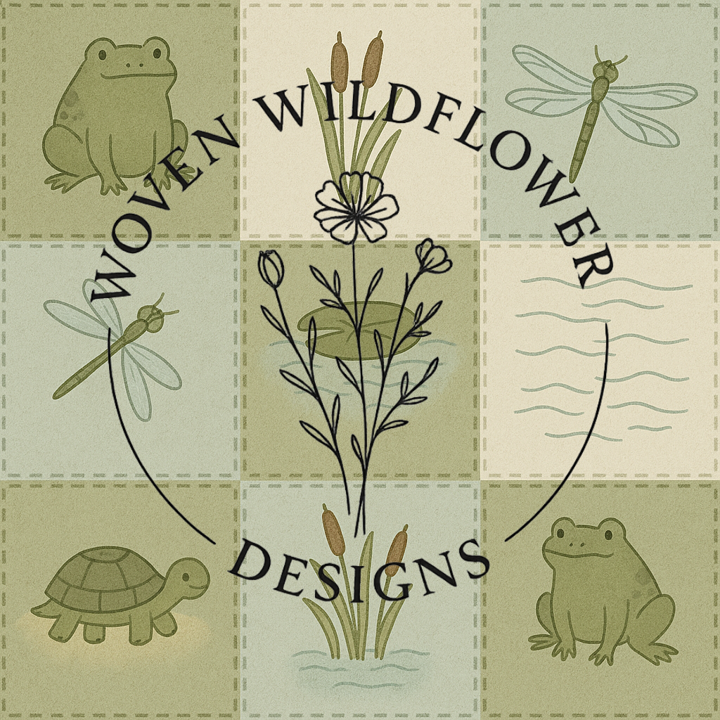 Swamp Critter Patchwork – Seamless Fabric Design