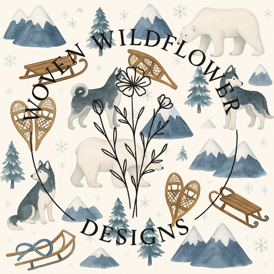 Arctic Adventure- Seamless Digital Design
