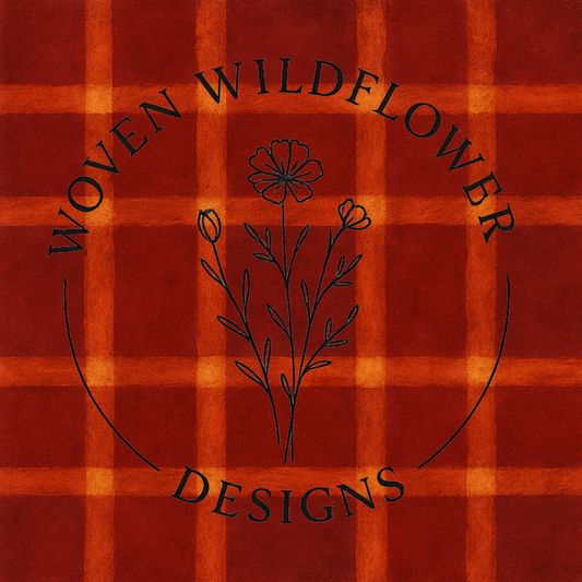 Warm Whimsical Plaid – Maroon & Rust | Seamless Digital Design