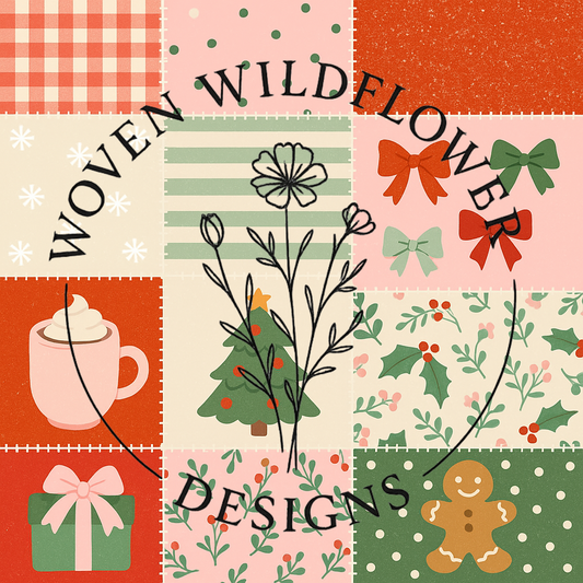 Christmas Patchwork Magic – Seamless Digital Design
