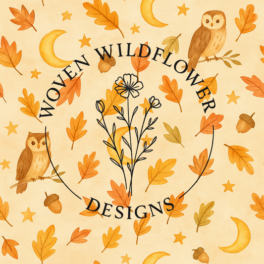 Harvest Moon Dreams Toss- Seamless Digital Design