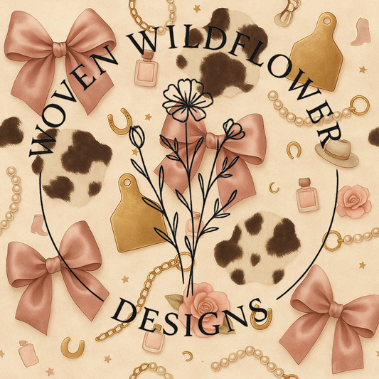 Boujee Ranch Babe- Seamless Digital Design
