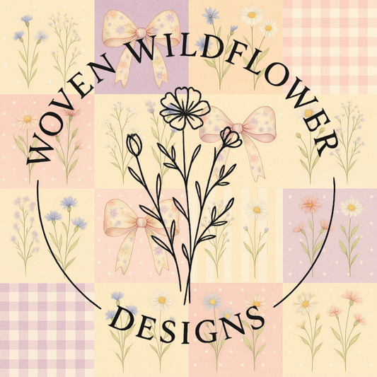 Wildflower Bows Patch-Seamless Digital Design