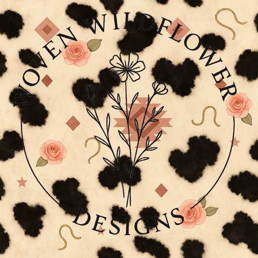Rose Dust Cowhide- Seamless Digital Design