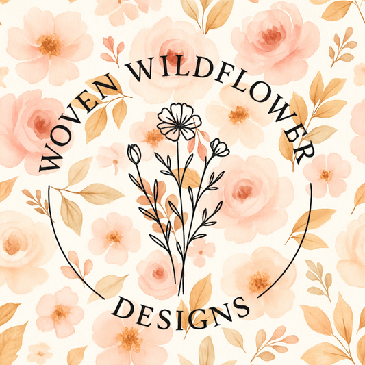 Blush Autumn Florals Toss- Seamless Digital Design
