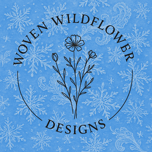Frosted Snowflake Lace- Seamless Digital Design
