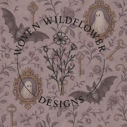 Heirloom Halloween – Seamless Digital Design