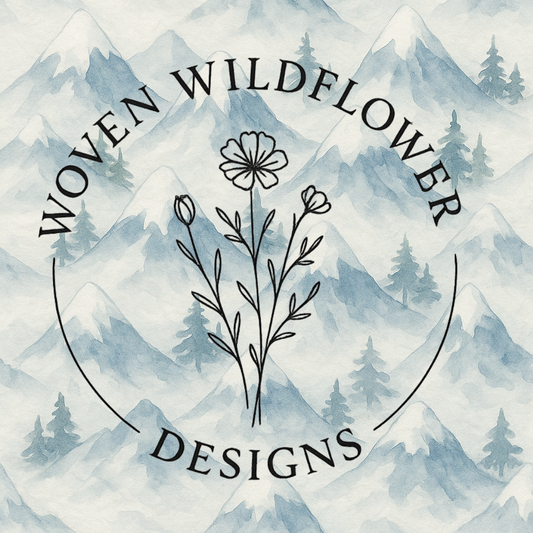 Snowy Peaks- Seamless Digital Design