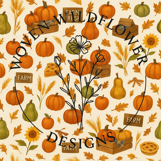 Harvest Market – Boy Version | Seamless Digital Design