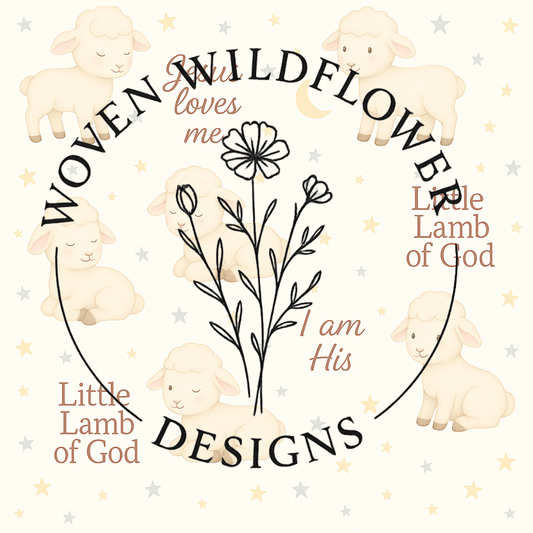Little Lambs of God – Seamless Digital Design