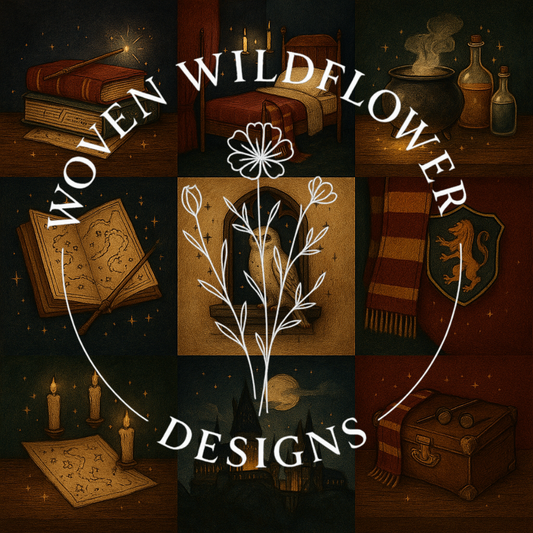 School of Spells Patchwork- Seamless Digital Design