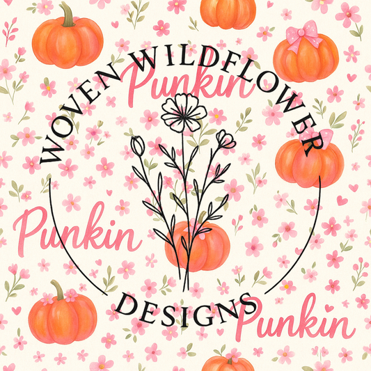 Pretty Punkin- Seamless Digital Design