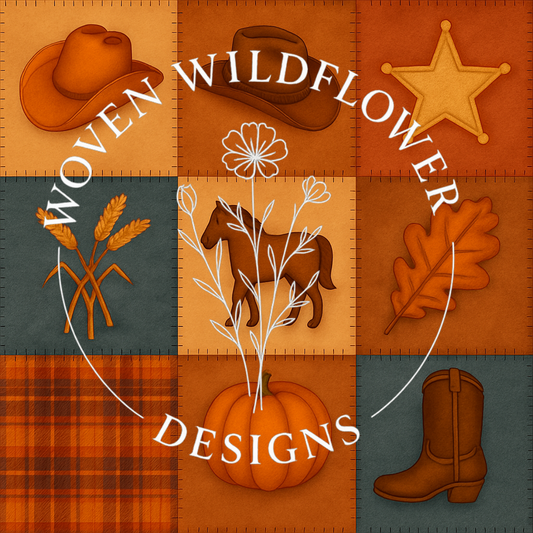 Fall On The Ranch- Seamless Digital Design