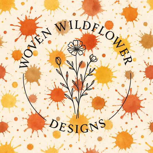 Fall Splatterpaint- Seamless Digital Design