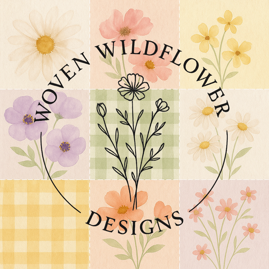 Watercolor Wildflower Patchwork – Seamless Digital Design