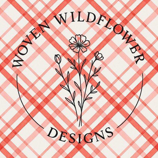 Candy Cane Plaid- Seamless Digital Design