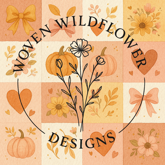 Coquette Fall Patchwork- Seamless Digital Design