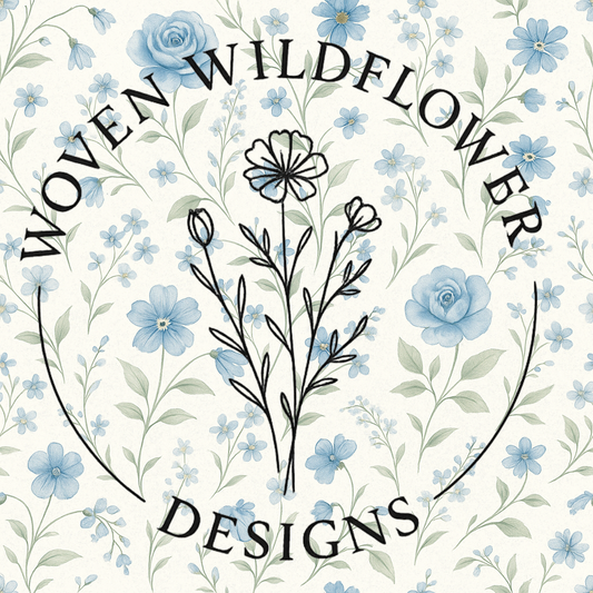 Bluebell Garden Dance- Seamless Digital Design
