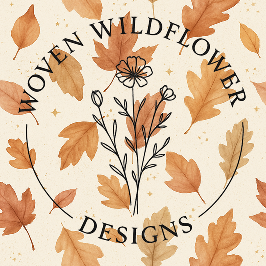 Falling Leaves & Sparkles – Seamless Digital Design